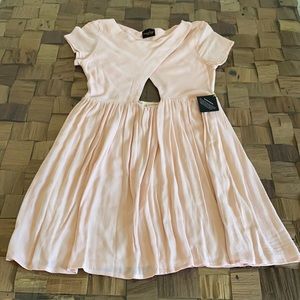 Babydoll cutout dress